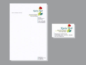 grafikdesign briefpapier tauser