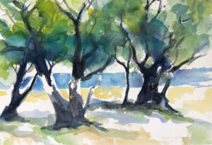 Aquarell malen im Chiemgau
